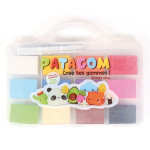 Gomme à modeler Patagom Assortiment 12 x 25 g
