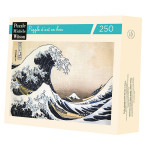 Puzzle en bois 250 pièces Hokusai La vague
