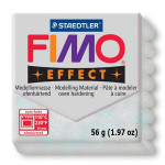 Pâte polymère Fimo Effect 56g - 812 - Argent pailleté