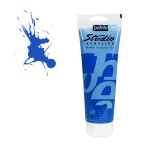 Peinture acrylique étude Studio 100ml - 49 - Cyan primaire