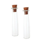 Flacon miniature en verre Tube 2 pcs