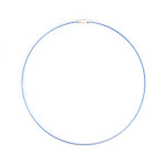 Collier fil câblé - Bleu - Ø 45 cm