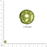 Perles Renaissance - Jade - Ø 6 mm  x 45 pces