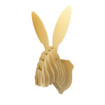 Trophée Lapin carton à assembler 22 x 50 x 23,5 cm