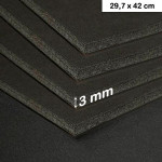 Carton mousse 3mm noir - 29,7 x 42 cm