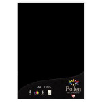 Papier  faire part Pollen A4 210g par 25 couleurs variées - Noir