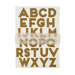 Alphabet stickers or x 10 pcs