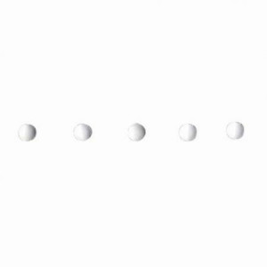 Attaches parisiennes 5 mm Blanc 100 pcs
