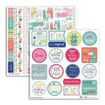 Stickers Lama x 2 planches