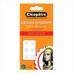 Pastille adhésive transparente permanente Cléotops - 80 pcs