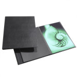 Press-book Modebook à spirales + 10 pochettes - 30 x 42 cm