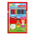 STABILO COLOR SET 18 CRAYONS