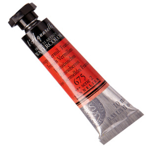 Aquarelle extra-fine au miel tube 10 ml - 605 - Rouge cadmium clair véritable O ***
