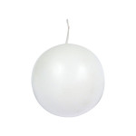 Bougie blanche Boule Ø 8 cm