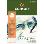 Bloc de papier C à Grain A5 - 180 g/m² - 30 feuilles