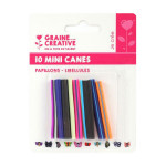 Mini canes Assortiment Papillons Libellules x 10 pcs