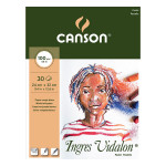 Bloc de papier Ingres Vidalon 100 g/m² - 24 x 32 cm