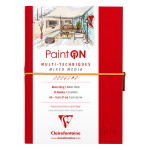 Carnet Paint'On papier Blanc 250 g/m² A5 32 F