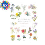 Livre Jolies fleurs à l'aquarelle En 5 étapes simples