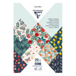 Bloc de papier imprimé Jardin fruité A4 20 feuilles