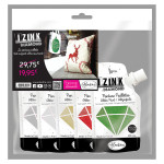 Peinture pailletée Izink Diamond 80 ml Kit noël