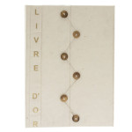 Livre d'or A4 21 x 29,7 cm 100p Blanc