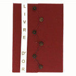 Livre d'or A4 21 x 29,7 cm 100p Rouge